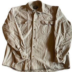 Cabela’s Men’s Button Up Long Sleeve Shirt 100% Cotton